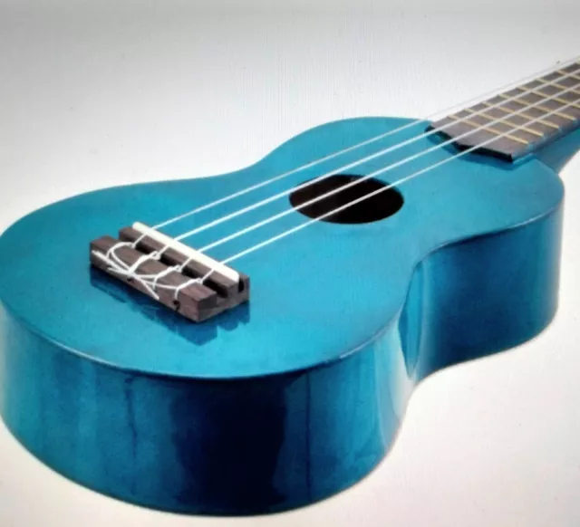 Soprano Ukulele Blue Beginners With Bag