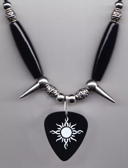 Godsmack Sully Erna Black Guitar Pick Necklace