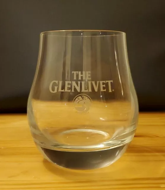 THE GLENLIVET George & JG Smith Scotch Whiskey Tulip Sniffer Glass w/ Heavy Base