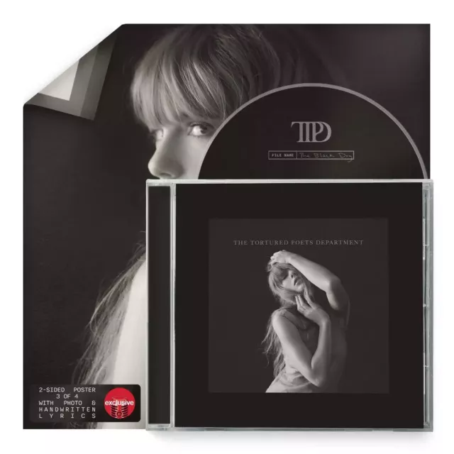 TAYLOR SWIFT CD The Tortured Poets Department Plus Bonus Song CRACKED ...