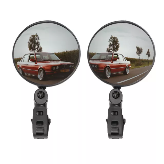 2PCS Flexible Bike Rear View Mirror MTB Road Bicycle Handlebar Rearview Mirror