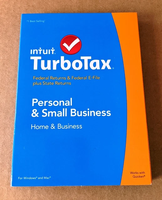 2014 Intuit TurboTax Personal &Small Business Schedule C Federal+State CD PC&Mac