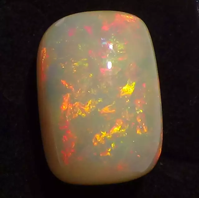 Riesen Gem Welo Opal Perfect Gold/Orange-Green  23,45 Ct! Video Flashfire-Opals