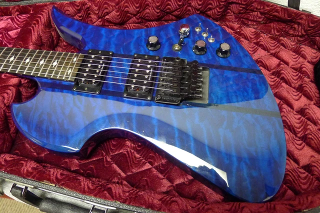 BC Rich Mockingbird ST Blue Made in KOREA w/ Coffin Case KOREA !! 2