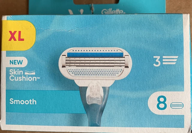 Hojas de afeitar suaves originales para mujer Gillette Venus - paquete de 8 XL