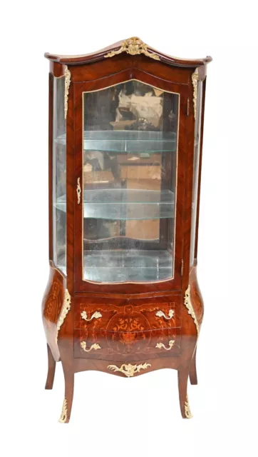 French Display Cabinet - Empire Glass Fronted Bijouterie