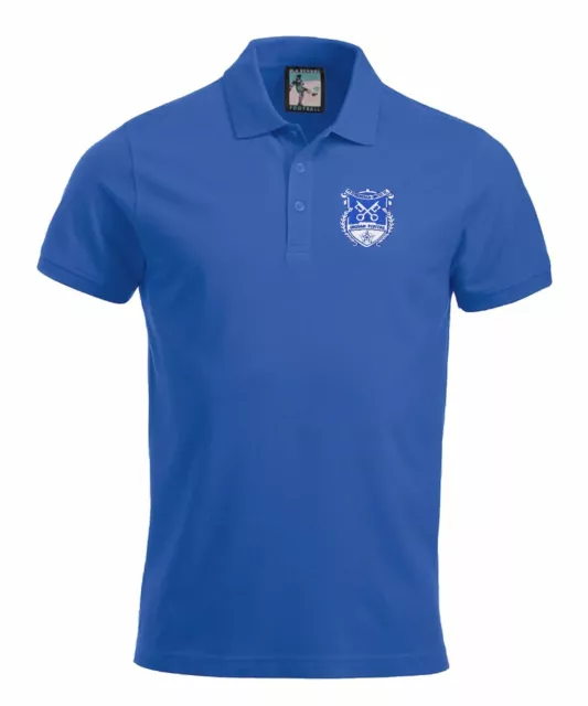 Peterborough United 1960s Retro Football Polo Embroidered Crest S-3XL