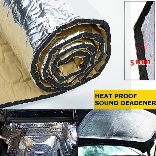 Isolamento acustico per auto 100x40cm 5mm alta qualità ed efficace isolamento
