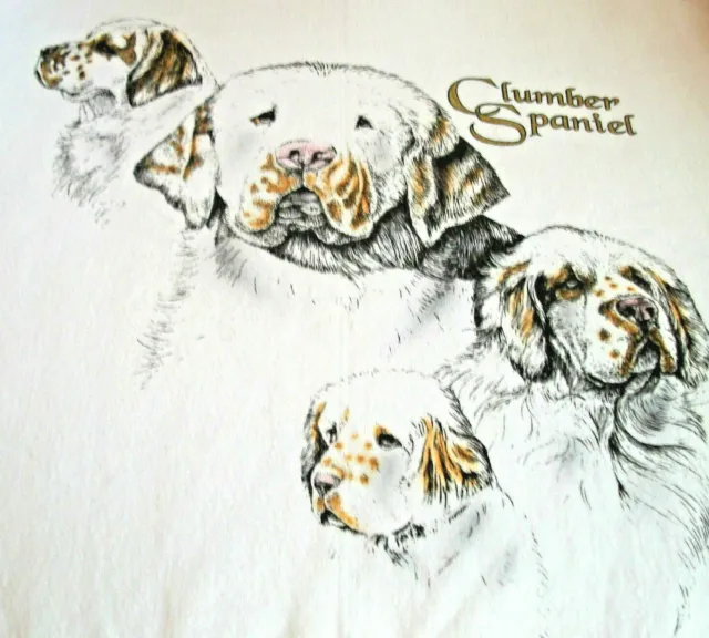 Clumber Spaniel T-shirt Size 3XL 54/56 - Natural