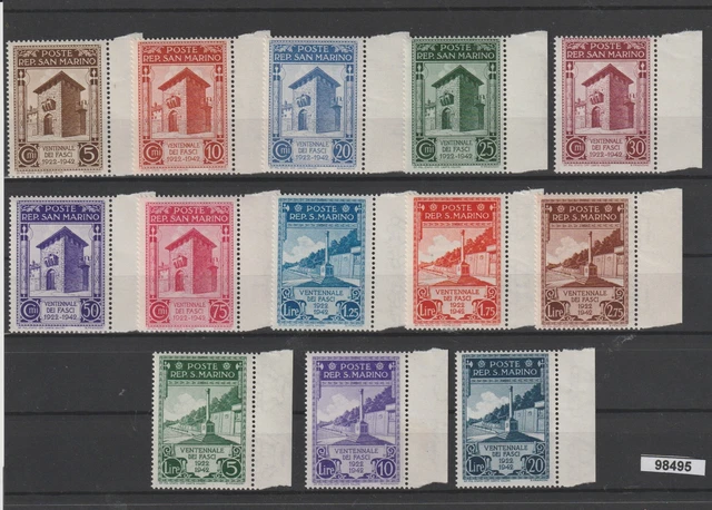 1943 San Marine Postfrisch Normale Bündel Sammarinesi Kein Ausgestellt 13 V. MNH
