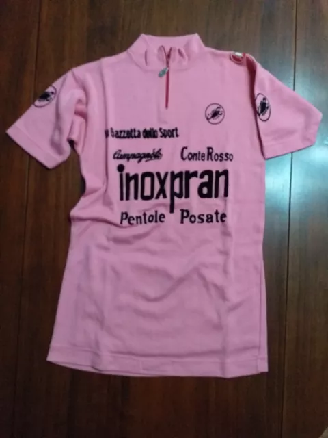 Ciclismo - Maglia Rosa Giro D'italia 1981 Di Giovanni Battaglin Originale