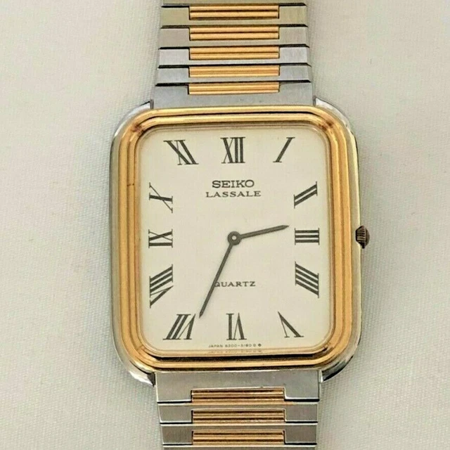 Seiko lassale vintage mens watch sale