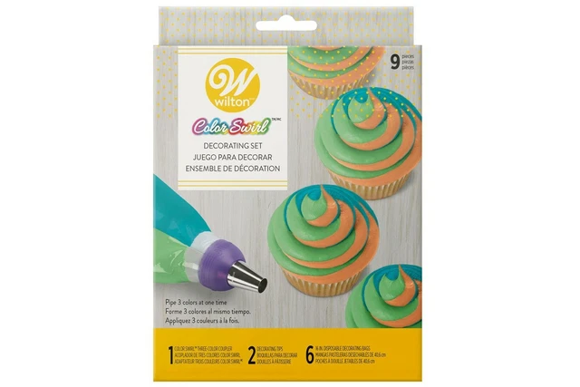 Wilton ColourSwirl Set decorativo tricolore