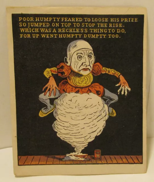 Humpty Dumpty Sea Foam Baking Powder Ad Label Gantz, Jones New York 1800s