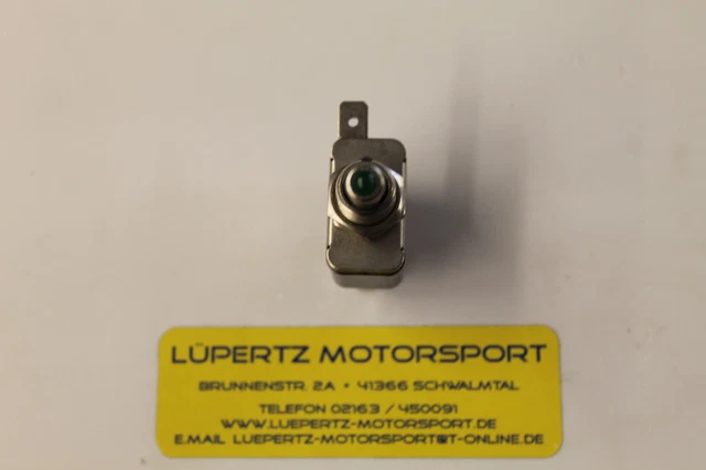 Metall Kippschalter mit grüner  LED (EIN-AUS)