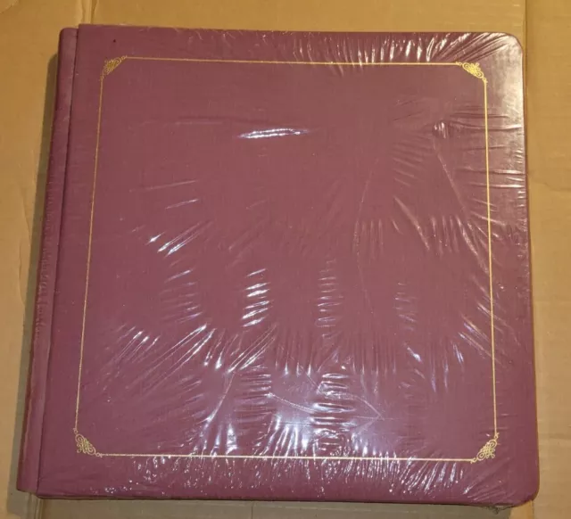 NUEVO álbum de recortes Creative Memories 12x12 morera rosa malva CM-12B 15 páginas