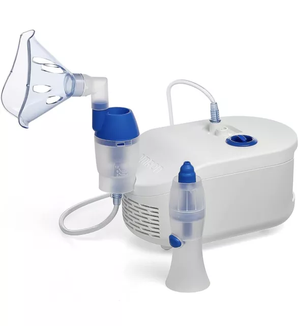 OMRON X102 Total 2-in-1-Inhalationsgerät mit Nasendusche - Inhalationsgerät