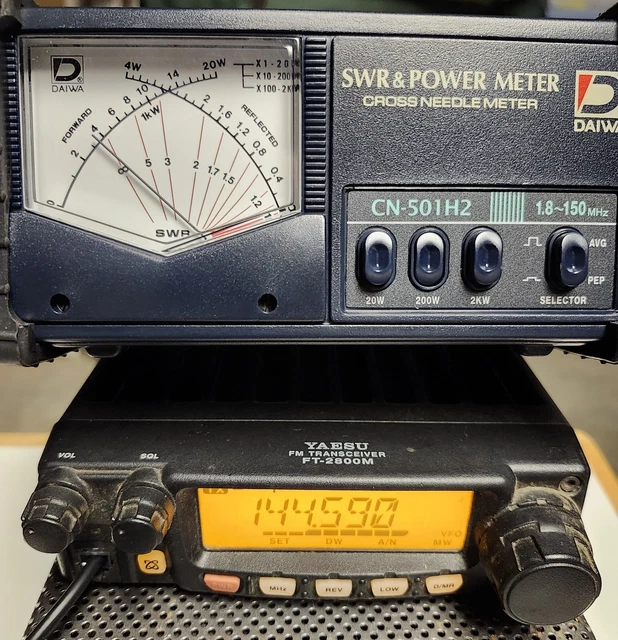 YAESU FT2800M, 144MHZ/2METER FM Mobile Transceiver, used w/new