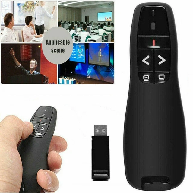 Point One Technology Remote Control PPT PRESENTER POWER Point Clicker Presentation Pointer PPT Remote ...