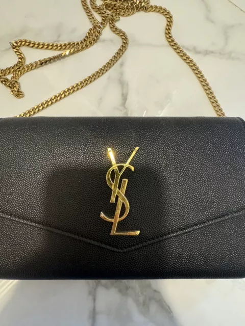 Yves Saint Laurent Uptwon wallet on chain ysl schwarz Gold m. Rechnung 2