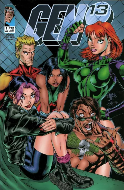 Image Comics Gen 13 Comic Book Issue #1 High Grade (1997)