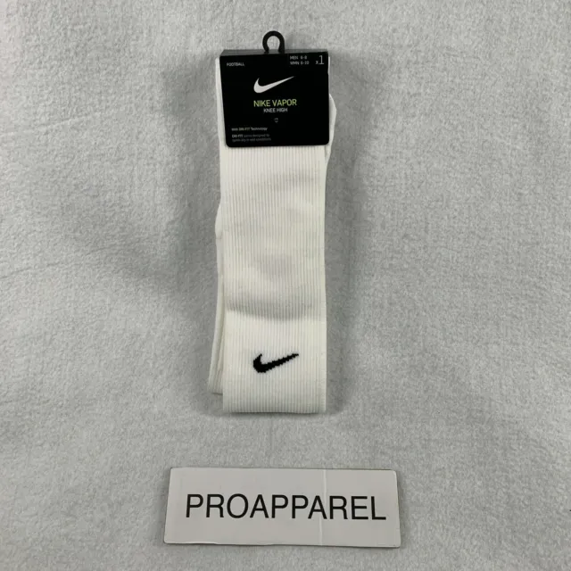 Nike Vapor Knee High / OTC Football Soccer Socks White SX5732 Pick Size/Style