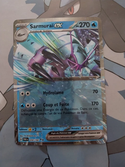 CARTE POKEMON SARMURAÏ EX 050/182 Ultra Rare EV04 Faille Paradoxe PAR CARTE POKEMON SARMURAÏ EX 050/182 Ultra Rare EV04 Faille Paradoxe PAR