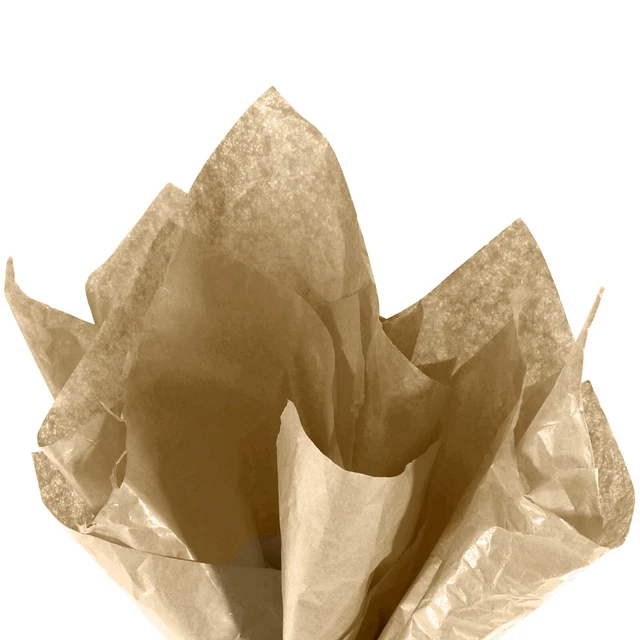 Gift Wrap Tissue Paper Coffee 20"x26" for Gift Bag Wedding Party 10 Sheet
