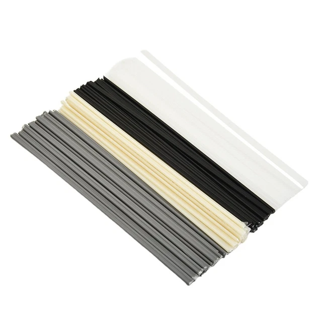 50 Aste Di Saldatura Plastica Per Riparazione Paraurti – In PVC, PP, ABS O PE – Lunghezza 200 Mm, Resistenti Ad Acidi E Alcali