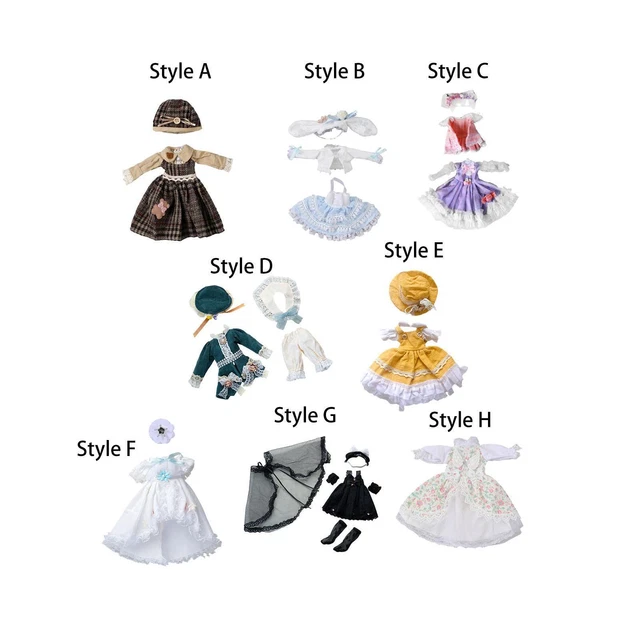Abito per bambola da ragazza da 30 cm Abiti per abbigliamento per bambole