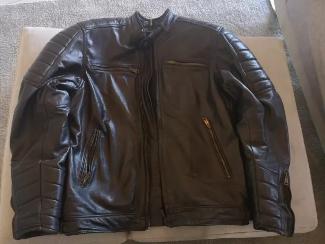 Giubbotto pelle uomo biker Helstons M