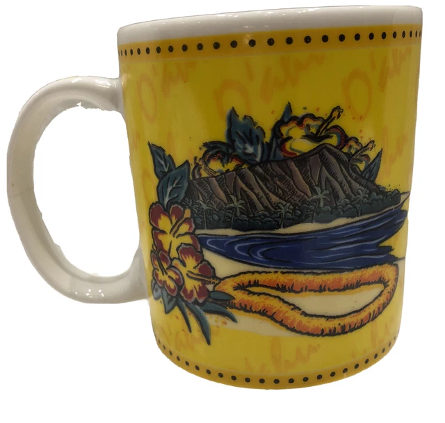 2002 Colorful Hilo Hattie-The Store of Hawaii Oahu Mug by Island Heritage