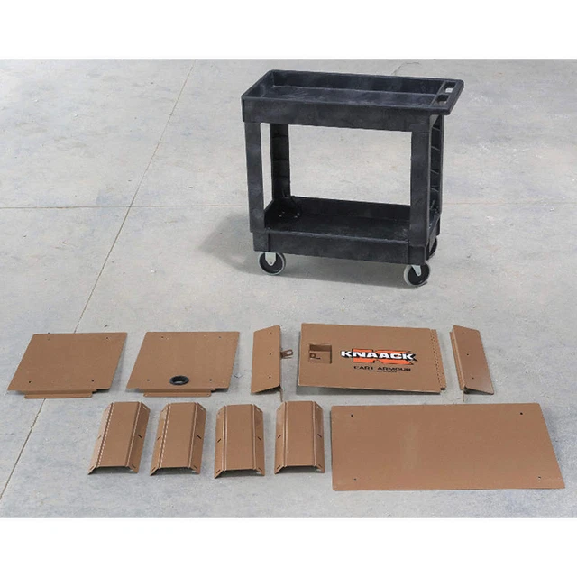 KNAACK CA-03 Mobile Cart Security Paneling,Steel,Tan
