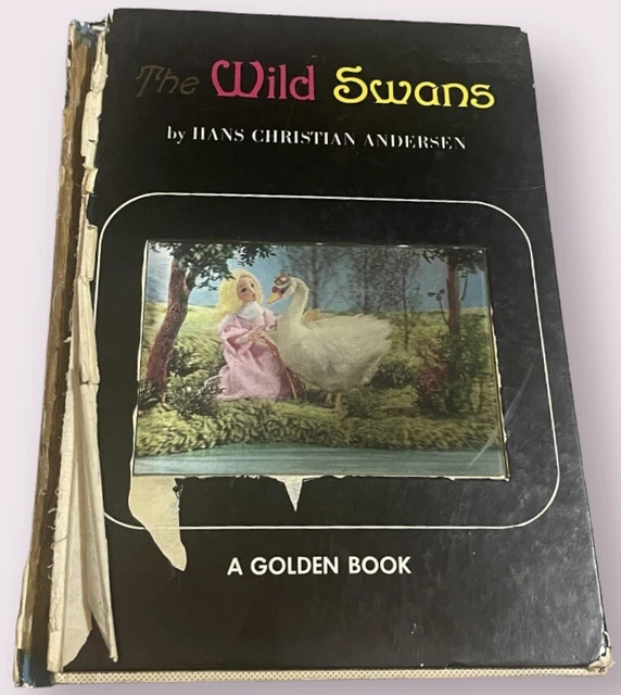 THE WILD SWANS Hans Christian Andersen 3D Lenticular Cover 1968 AS-IS £ ...