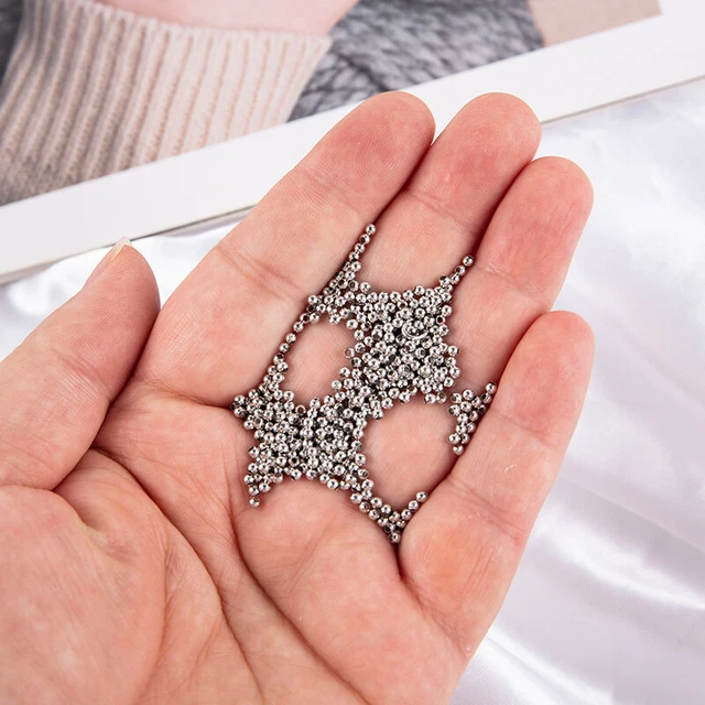 Electroplated Iron Bead Spacer Beads Charm Loose Bead DIY Bracelets Neckl~m' 2