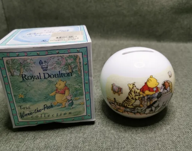 Royal Doulton Winnie The Pooh Collection Money Box VGC