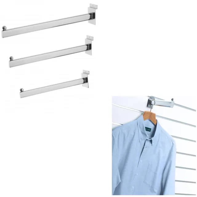 New Heavy Duty Oval Straight Arm For Slatwall/Slatwall Panel For Retail Display