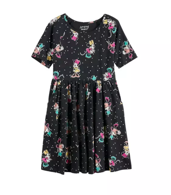 Jumping Beans Disney's Minnie Mouse Girls Print Skater Dress