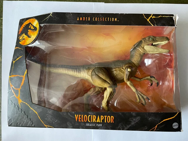 Jp1 Raptor JURASSIC PARK AMBER Collection Velociraptor (JP1) Figure Mattel World ...