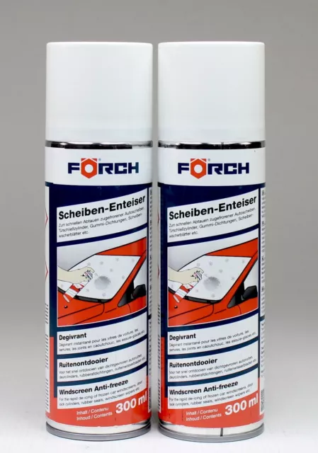 2x Förch Scheiben-Enteiser Spray Scheibenenteiser Enteiserspray