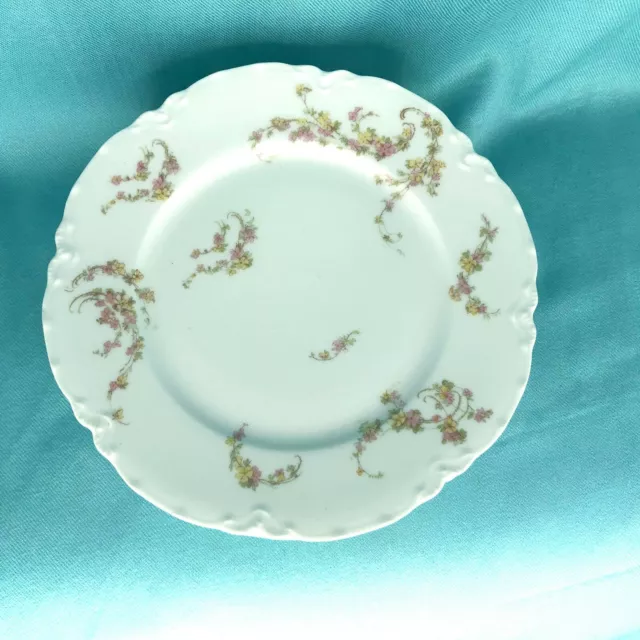 8 Antique Haviland Limoge Dessert / Salad Plates The Norma Pattern