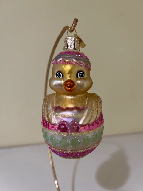 Old World Christmas Ornament Easter Chick Retired 16103