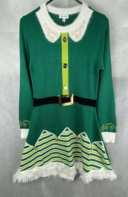 BORN FAMOUS WOMENS Reindeer Christmas Overalls Medium Holiday Office Party  $40.84 - PicClick CA