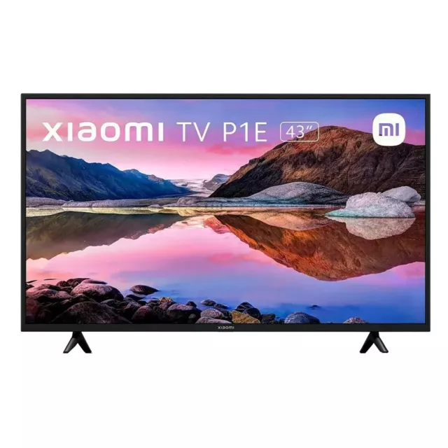 Xiaomi TV P1e ELA4742EU Schwarz, 4K Fernseher UHD, SmartTV