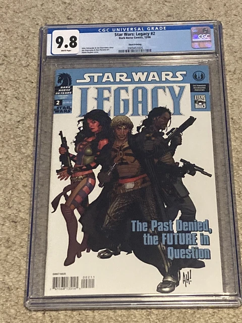 Star Wars: Legacy #2 Cgc 9.8 Nm/Mt 3Rd Print Variant Adam Hughes Cover Rare
