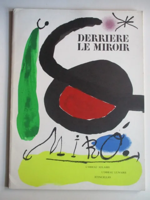 MIRO - DERRIÈRE LE MIROIR N°164/165 EO 5 Lithographies + supplément 1967 Complet