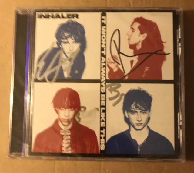 Rare Inhaler Fully Signed Cd 2021 It Wont Always Be Like This Sealed U2 Polydor
