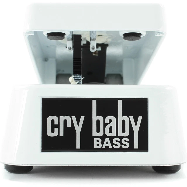 Dunlop 105Q Cry Baby Bass Guitar Wah Effects Pedal, White
