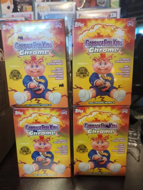 TOPPS 2021 GARBAGE PAIL KIDS CHROME SERIES 4 blaster box