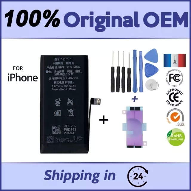 2510mAh IPHONE 12 MINI BATTERY 100% BRAND NEW OEM SUPERIOR CAPACITY +/ TOOLS